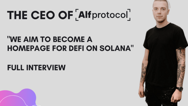AlF Protocol CEO: Alf wordt DeFi-homepage op Solana