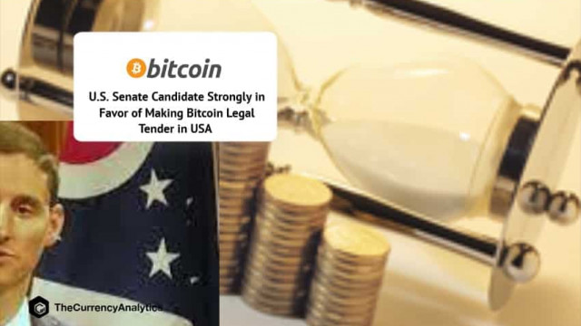 Amerikaanse senaatskandidaat is sterk voorstander van het maken van wettig betaalmiddel van Bitcoin in de VS