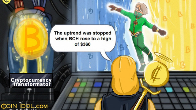 Bitcoin Cash bevindt zich in een zijwaartse trend, maar vecht tegen weerstand bij $ 360