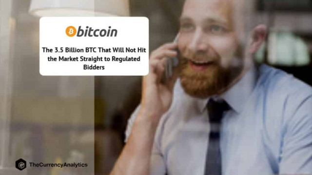De 3,5 miljard BTC die niet rechtstreeks op de markt zal komen voor gereguleerde bieders