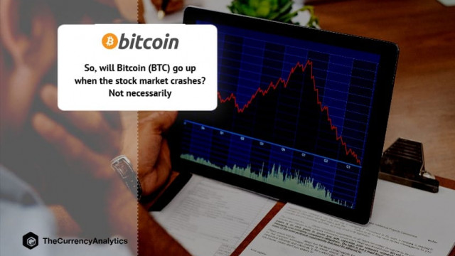 Dus, zal Bitcoin (BTC) stijgen als de aandelenmarkt crasht? Niet noodzakelijk