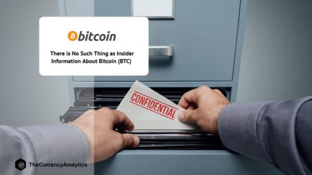 Er bestaat niet zoiets als voorkennis over Bitcoin (BTC)