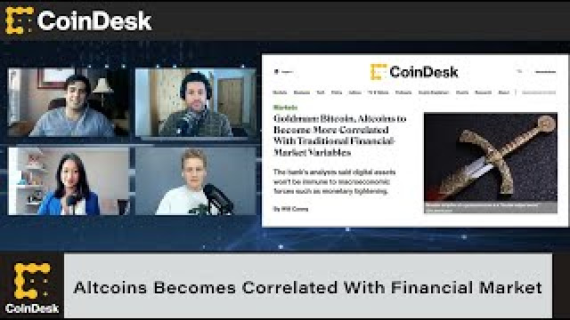 Goldman Sachs: BTC, Altcoins worden meer gecorreleerd met traditionele financiële marktvariabelen