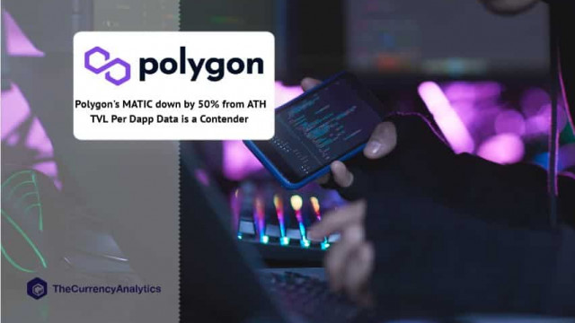 MATIC van Polygon met 50% gedaald ten opzichte van ATH TVL Per Dapp Data is een kanshebber