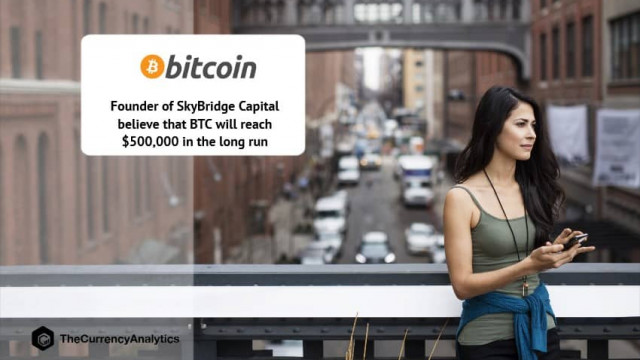 Oprichter van SkyBridge Capital gelooft dat BTC op lange termijn $ 500.000 zal bereiken