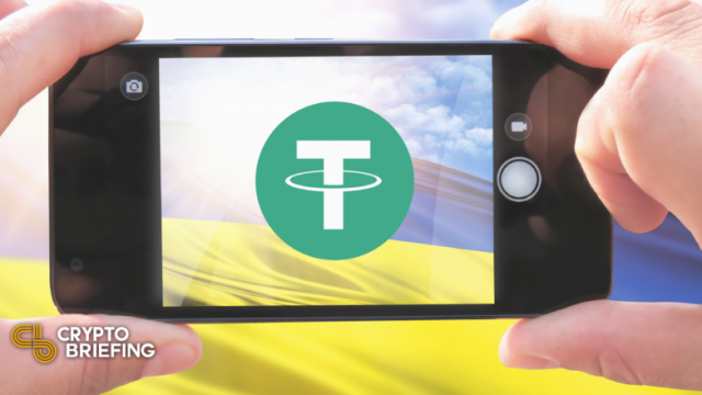 Tether handelt tegen een premie op markten in Oekraïne