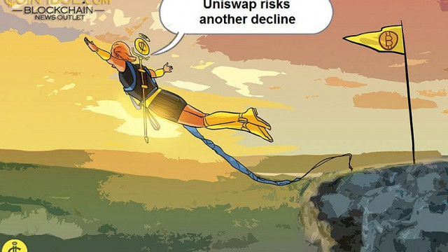 Uniswap zet neerwaartse correctie voort maar blijft boven $ 8,17