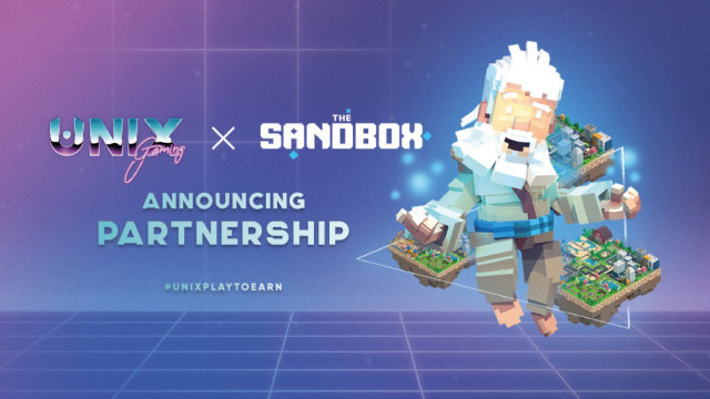 UniX Gaming kondigt strategisch partnerschap aan met The Sandbox