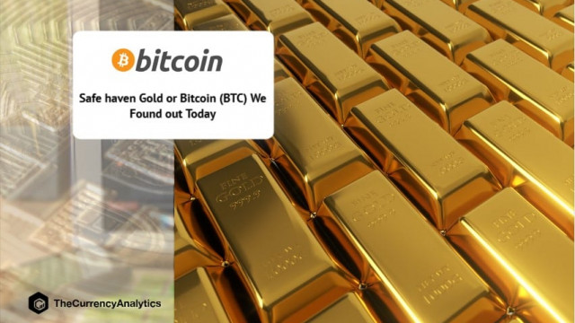 Veilige haven Goud of Bitcoin (BTC) We kwamen er vandaag achter