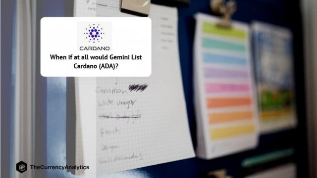 Wanneer zal Gemini Cardano (ADA) vermelden?