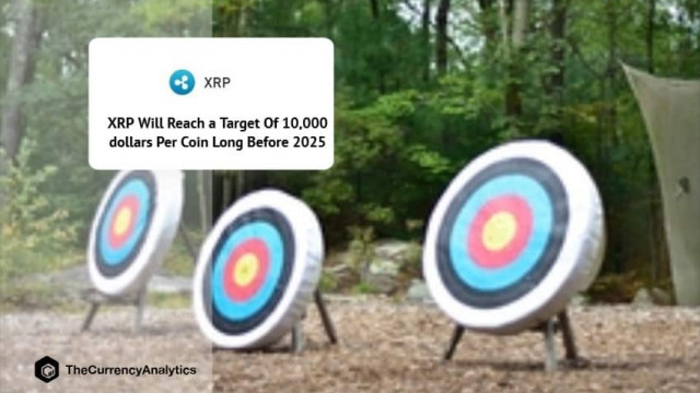 XRP zal lang voor 2025 een doel van 10.000 dollar per munt bereiken